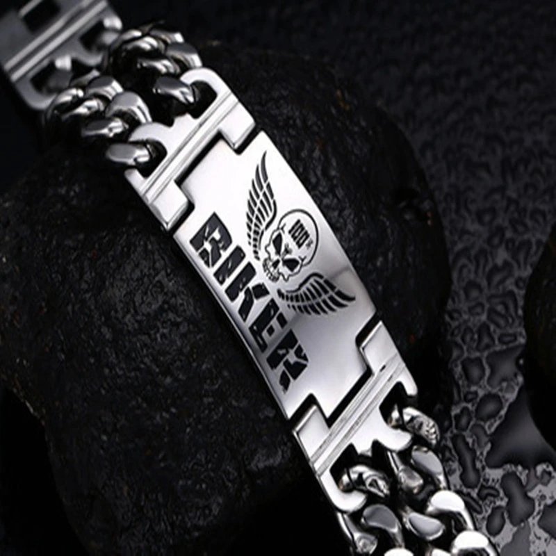 Titanium steel fashion men's bracelet