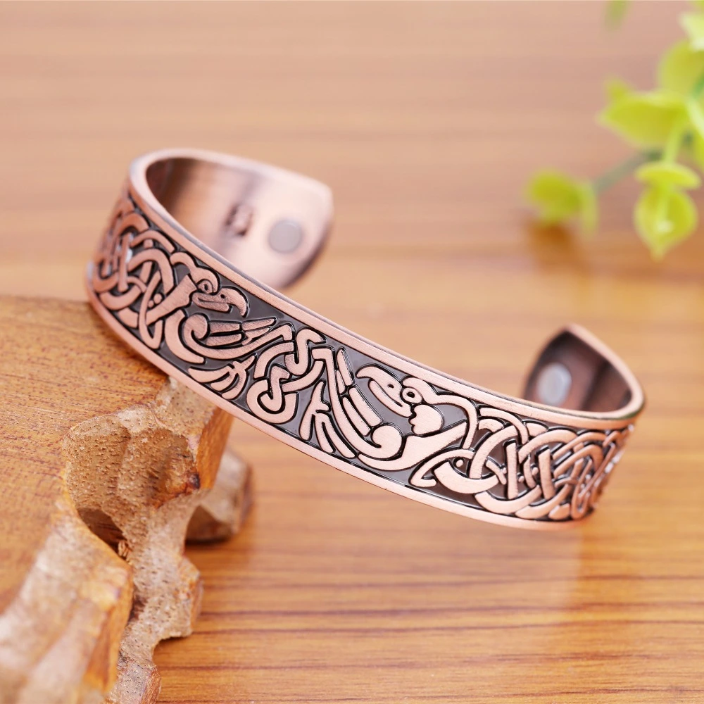 Punk vintage imprinted pattern bracelet