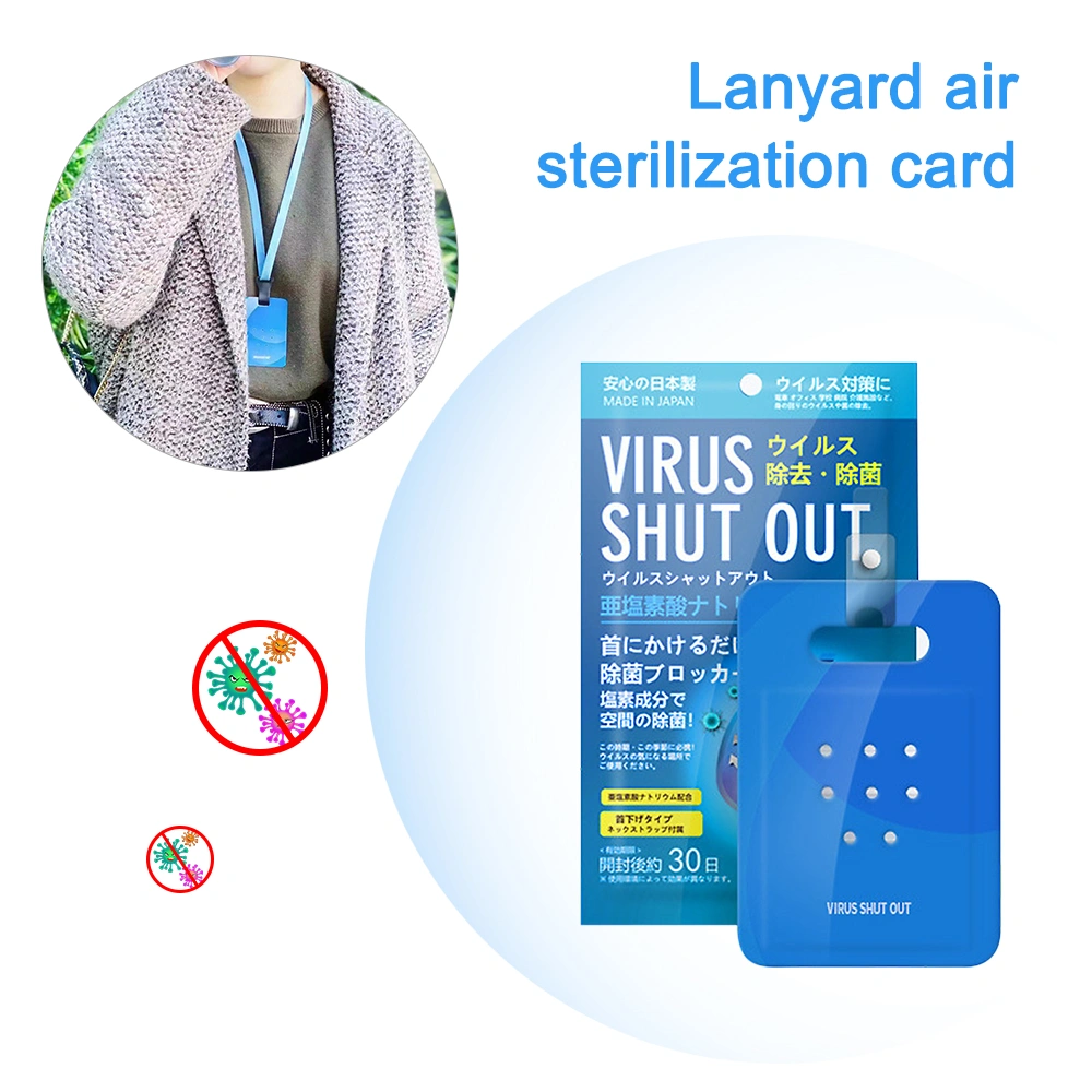 Air sterilization card