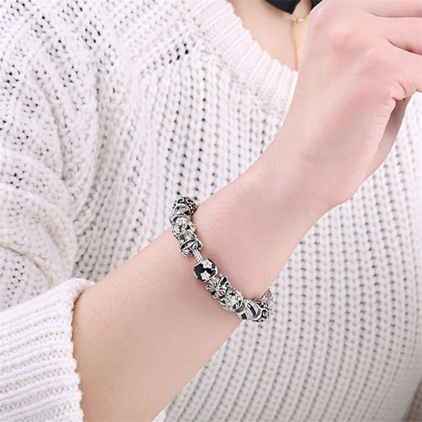 Daisy flower vintage bracelet