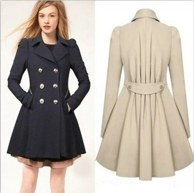 Slim trench coat