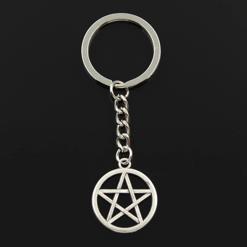 Five-pointed star pendant keychain