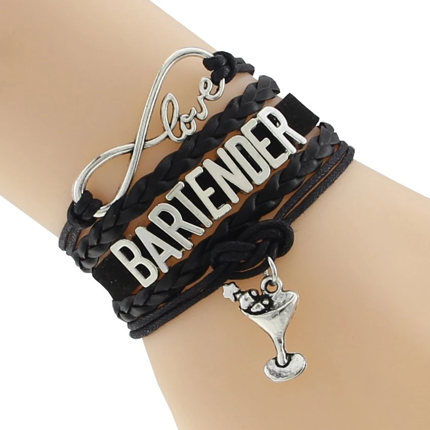 Exquisite multi-layer letter bracelet, high quality hand woven bracelet bracelet