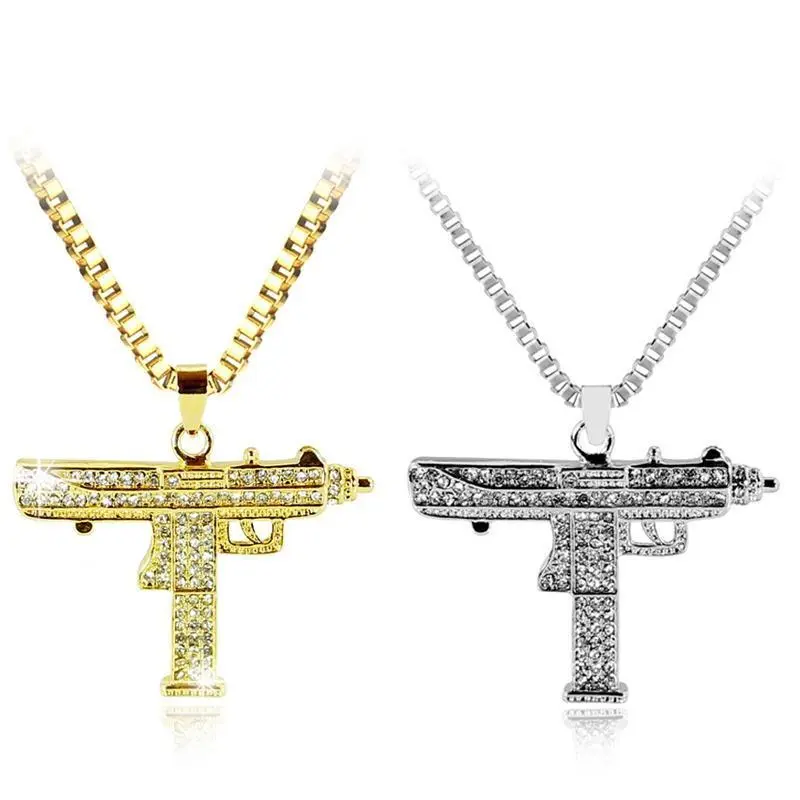 Hip Hop Pendant Zirconium Diamond Necklace Jewelry