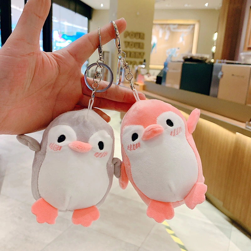 Penguin Plush Toy Doll Doll Keychain Cute School Bag