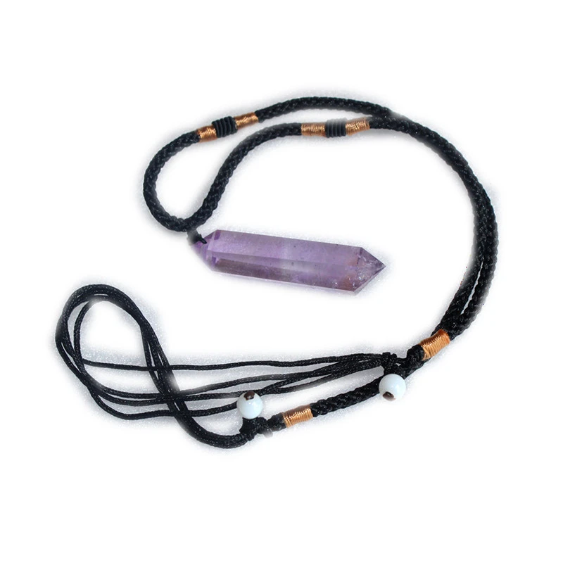 Natural amethyst pendant