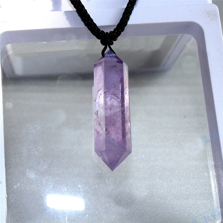 Natural amethyst pendant