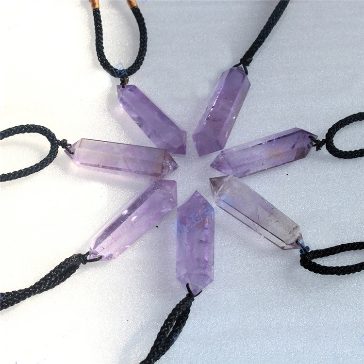 Natural amethyst pendant