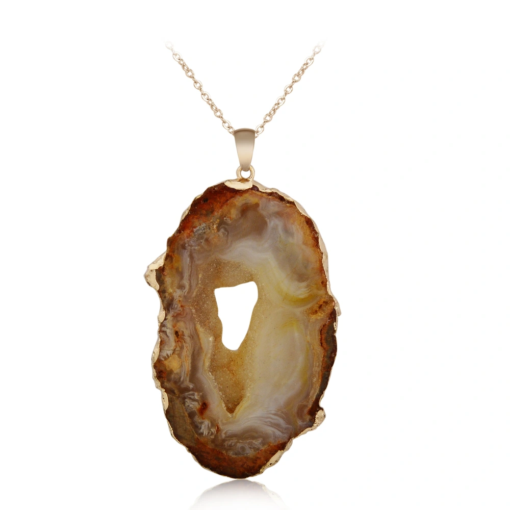 Natural stone pendant