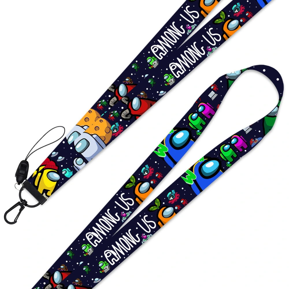 The new among us game lanyard mobile phone pendant game