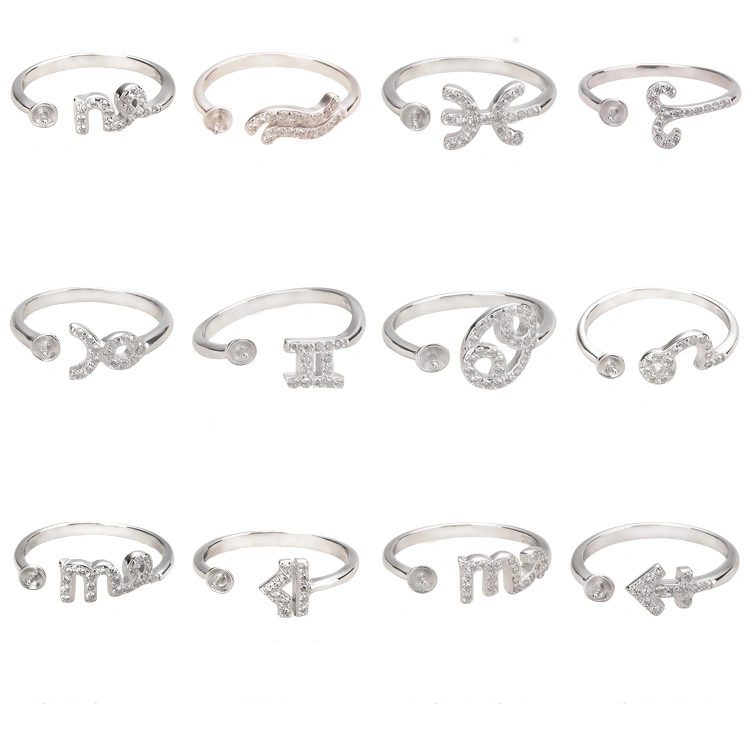 Creative Twelve Constellation Ring
