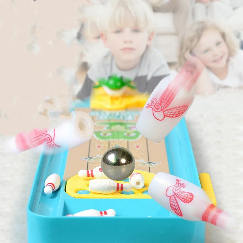 Children's mini frog bowling educational toy