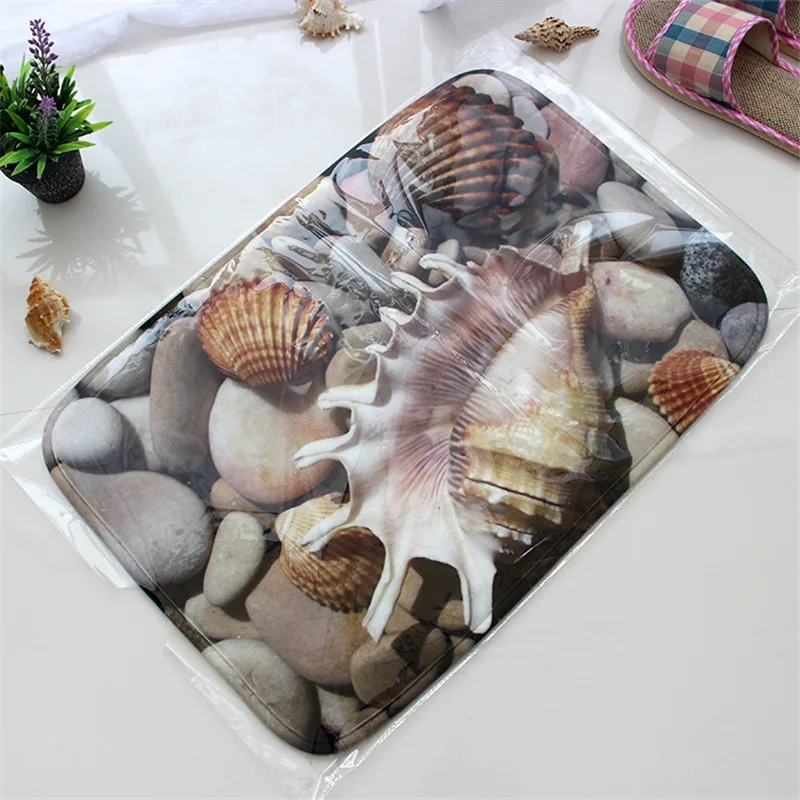 Non-slip floor mat seashell 3d printing