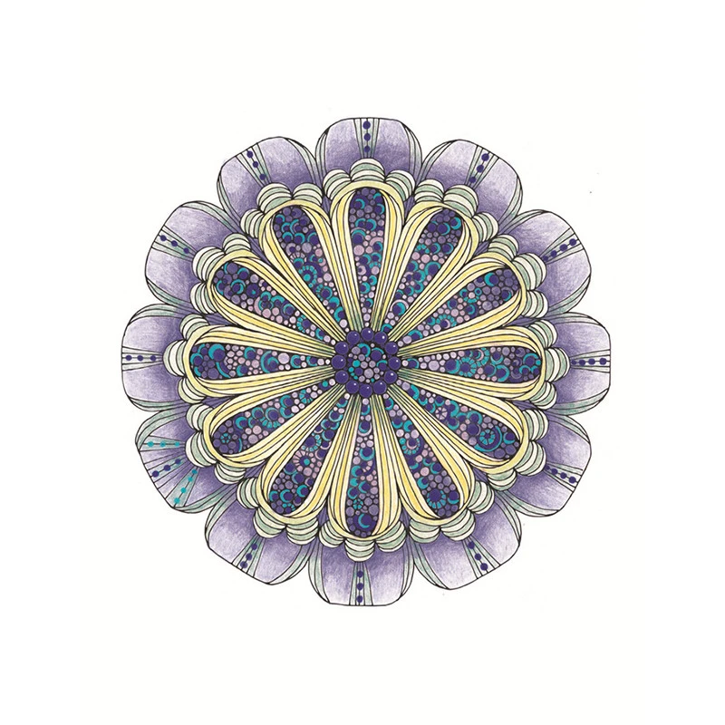 Mandala Illusion Forget Worry Coloring Book