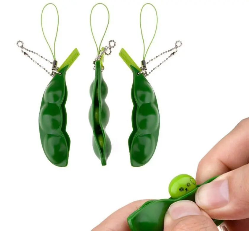 1 Pack Hot Beans Beans Kids Toy Pendant Anti-Stress Ball Squeeze Gadget Kids Toy Gift