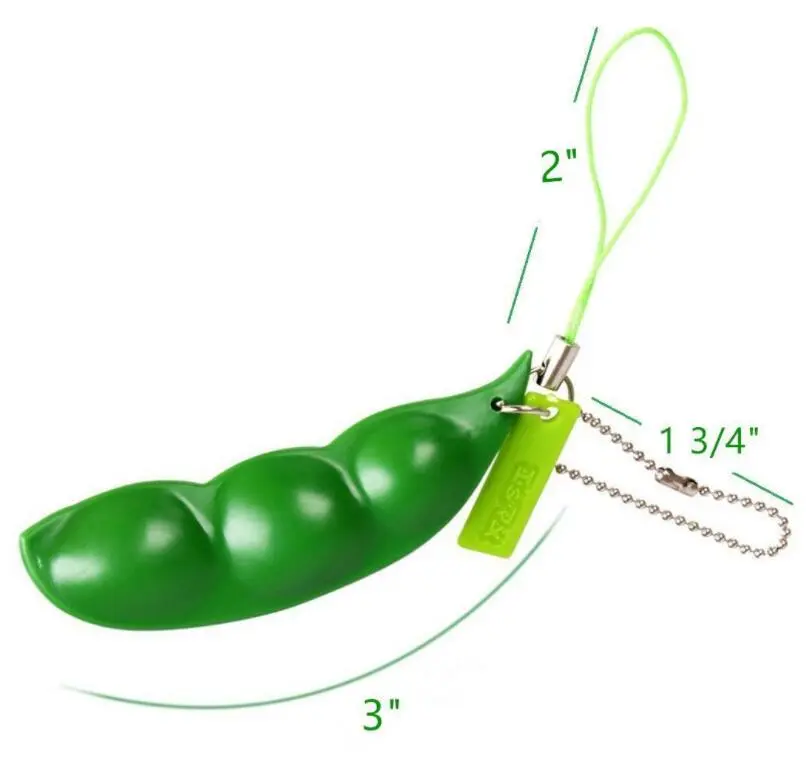 1 Pack Hot Beans Beans Kids Toy Pendant Anti-Stress Ball Squeeze Gadget Kids Toy Gift