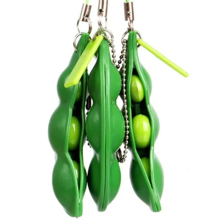 1 Pack Hot Beans Beans Kids Toy Pendant Anti-Stress Ball Squeeze Gadget Kids Toy Gift