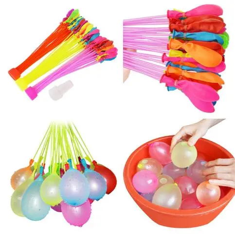 111pcs/bag Filling Water Balloons Funny Summer Outdoor Toy Balloon Bunch Water Balloons Bombs Novelty Gag Toys For Children