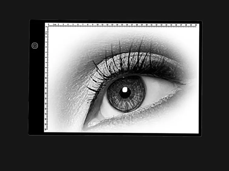Led anime through the ring-top copy board practice word painting tools