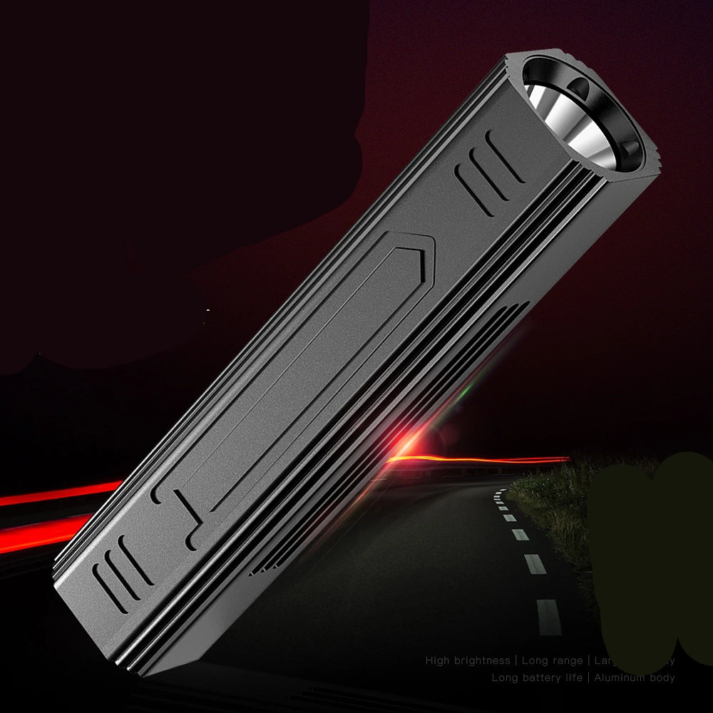 Aluminum alloy strong flashlight