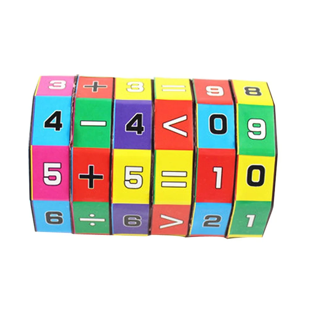 Educational Puzzle Game Toys Children Intelligent Digital Cub Children Kids Mathematics Numbers Magic Cube Toy Puzzle Game Gift