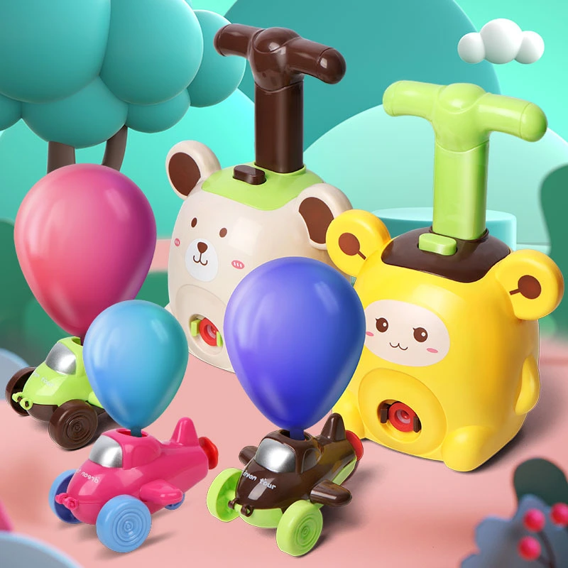 Pneumatic balloon car