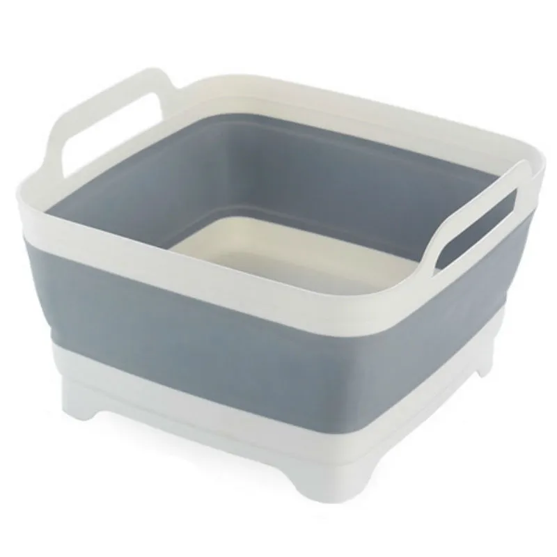 Creative Plastic Vegetable Washing Fruit Storage Basket Multifunctional Foldable