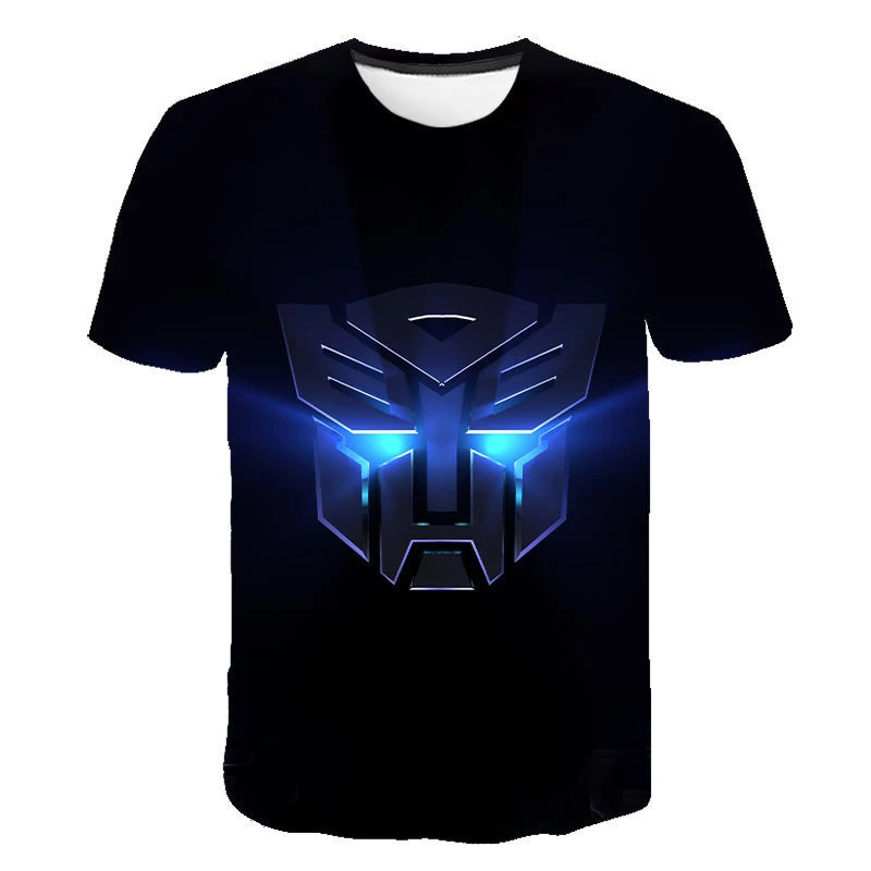 New Short Sleeve 3D Digital Printing Round Neck T-Shirt