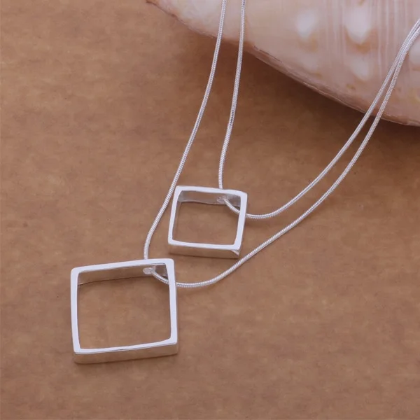 Silver Color Necklace fashion jewelry