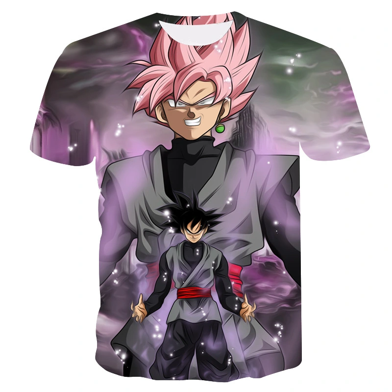 Cartoon print character short sleeve