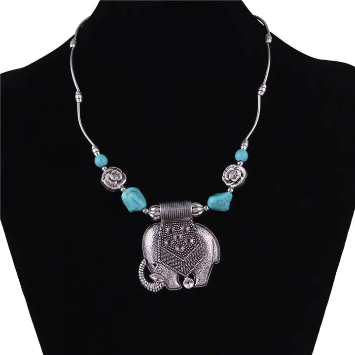 Yoga-Supreme Elephant Pendant Necklace