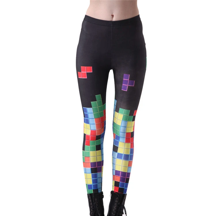 Star Digital Printing  Multi Color Sexy Sexy Silk Bottoming Pants Lgs3100