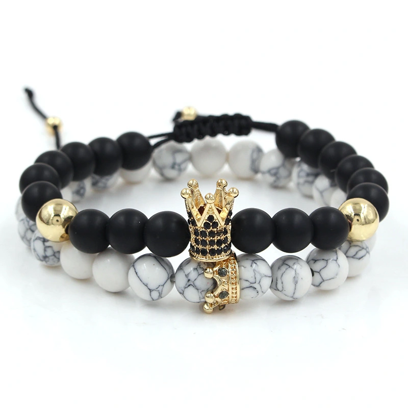 Crown white pine crown bracelet