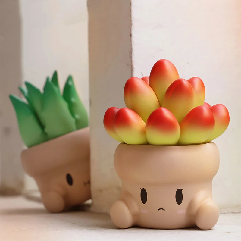 Small pot friends hug succulent series blind box
