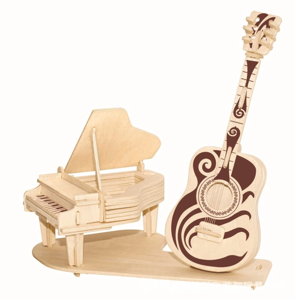 (Guitar and Piano) Puzzle Assembly Model