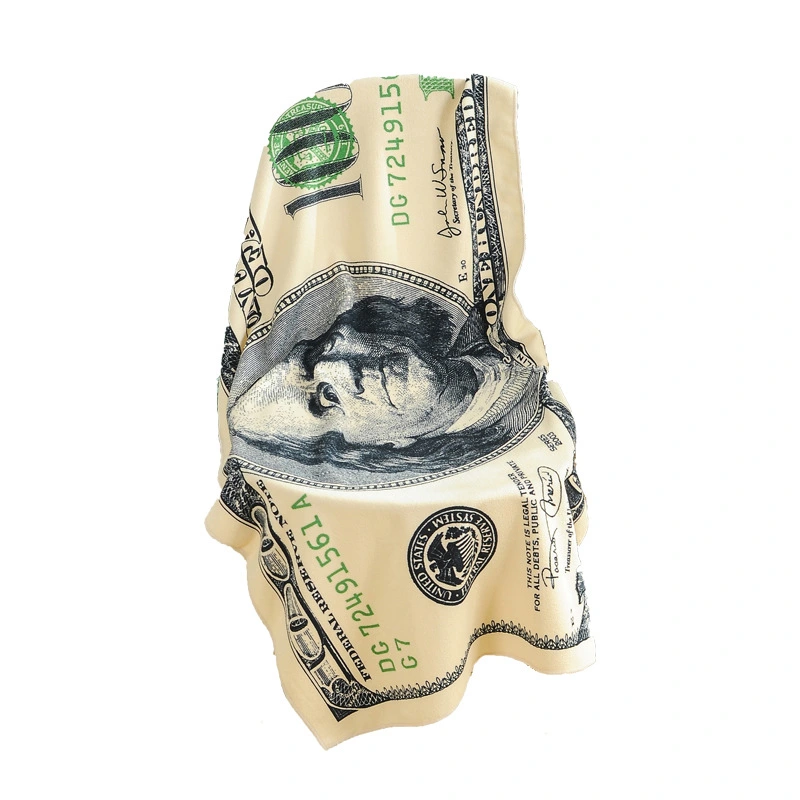 Sand-proof dollar euro beach towel