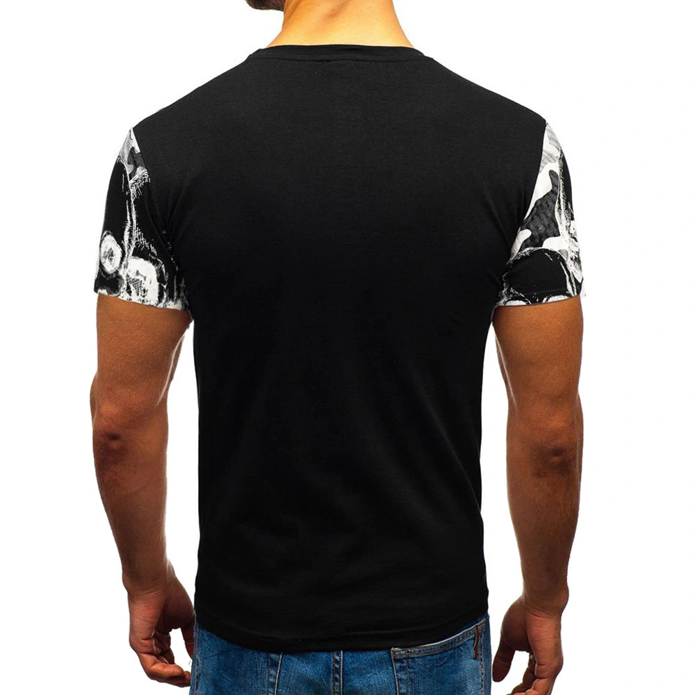 European and American skull bottoming shirt