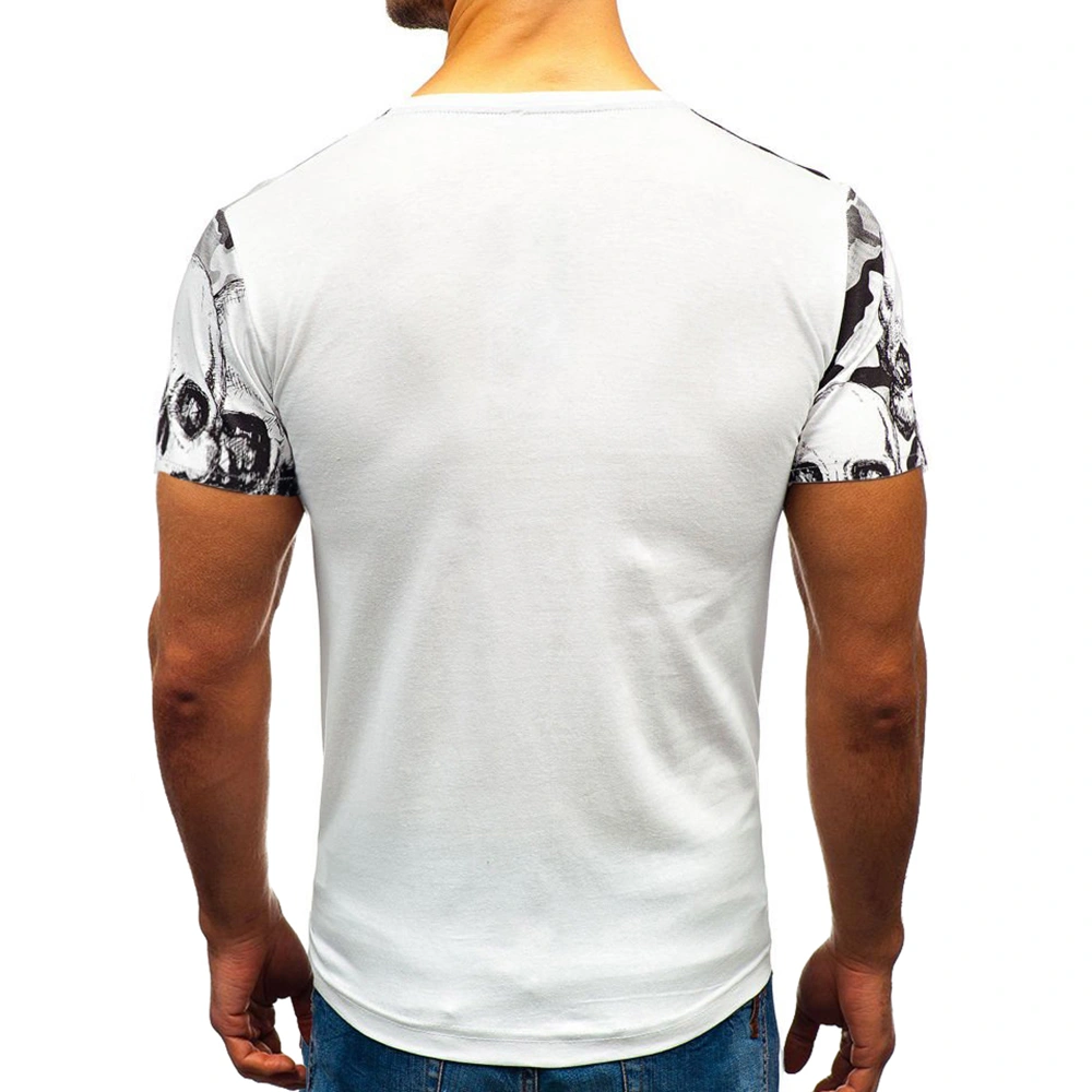 European and American skull bottoming shirt