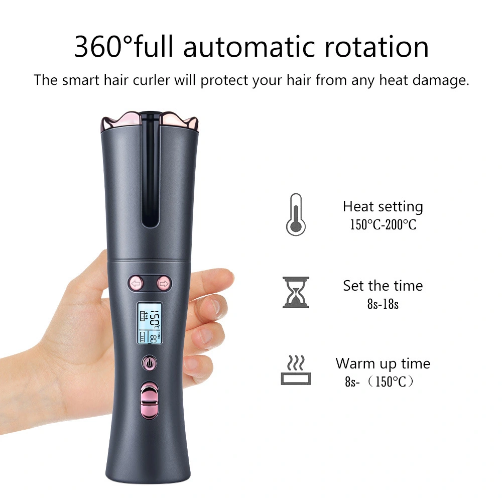 Portable automatic curling iron