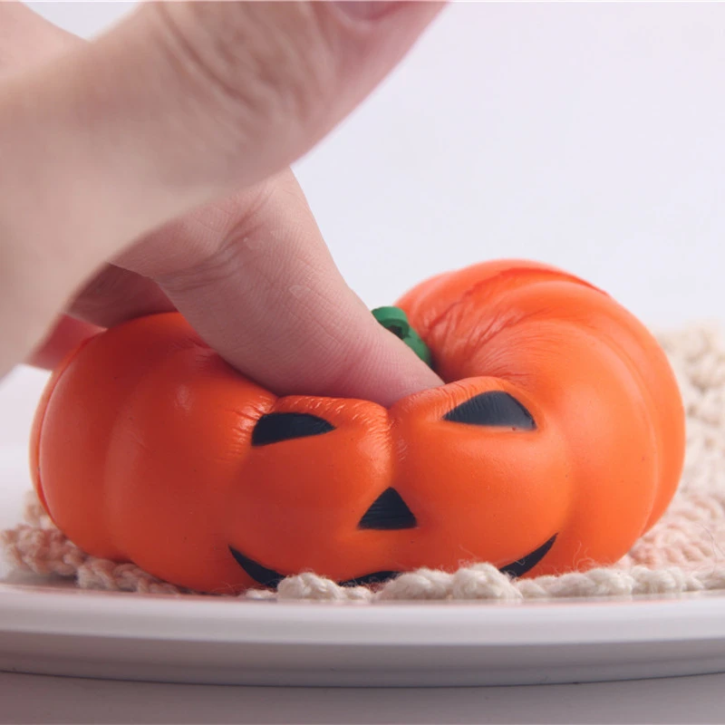 Simulation PU Halloween Pumpkin Model Decoration Props