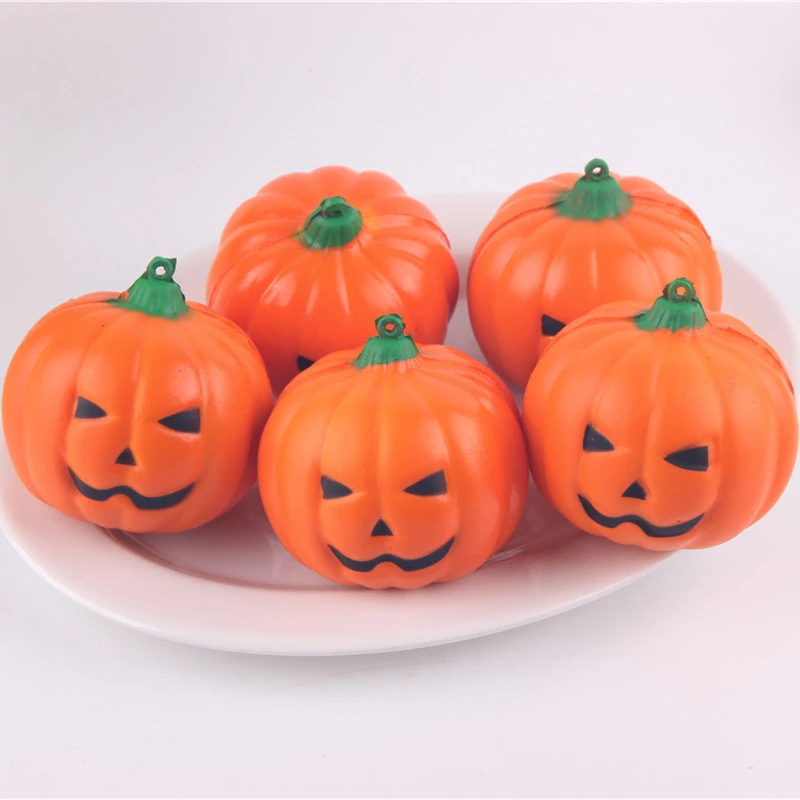 Simulation PU Halloween Pumpkin Model Decoration Props