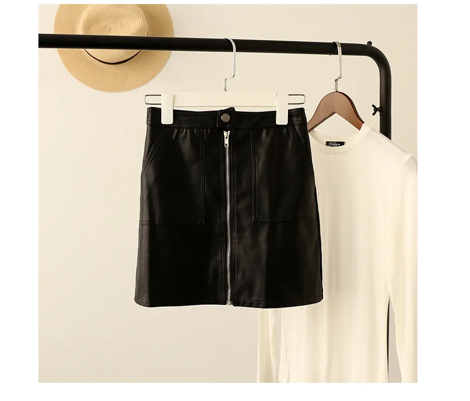 Rulebreaker Faux Leather Skirt