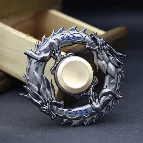 Game metal fingertip spinning top