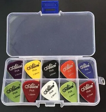Premium Guitar Picks 40pcs 50pcs Box Case