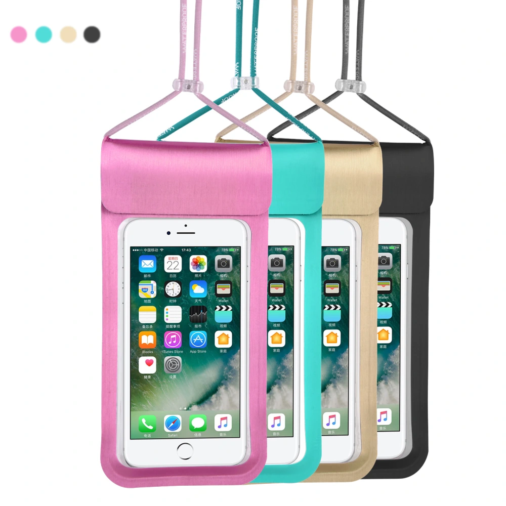 Touch screen waterproof mobile phone bag