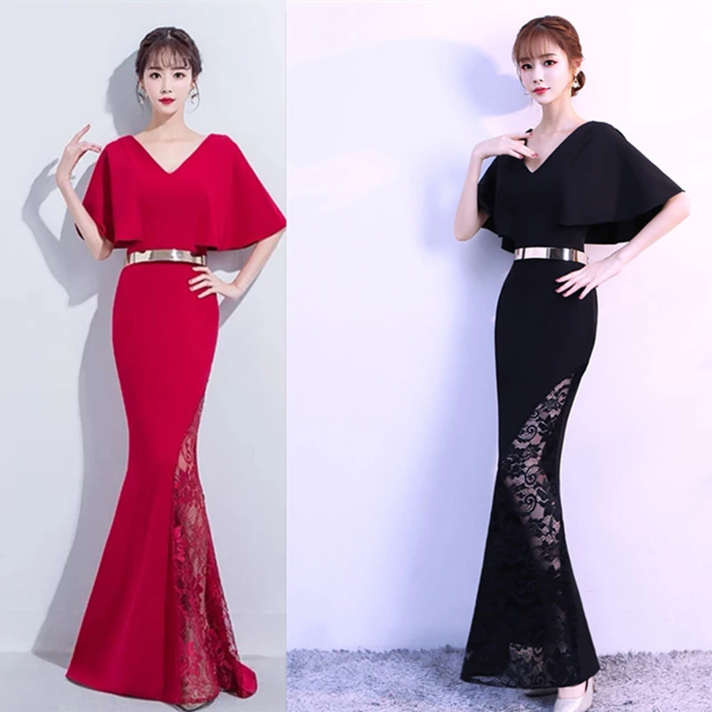 Elegant temperament long dress