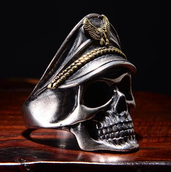 Captain Officer's Skull Ring