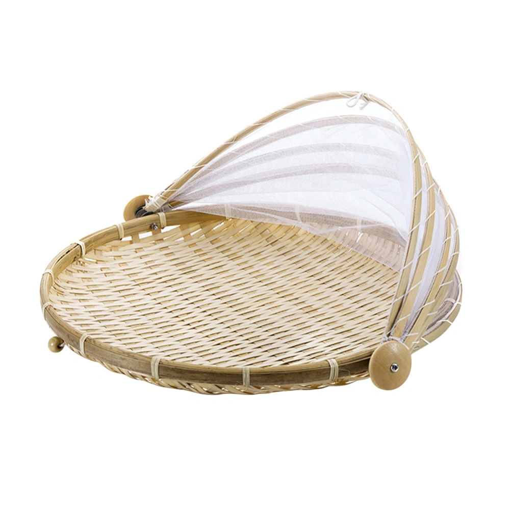 Willow Basket With Water-carrying Dried Fruit Decoration Mosquito-proof Dustpan