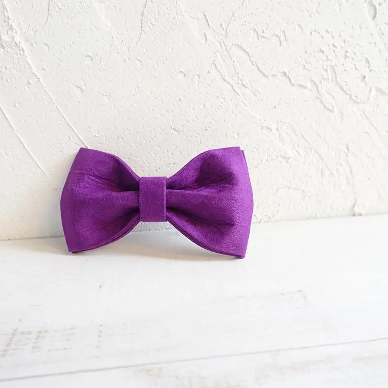 Pet bow tie Solid dog collar bow accessories