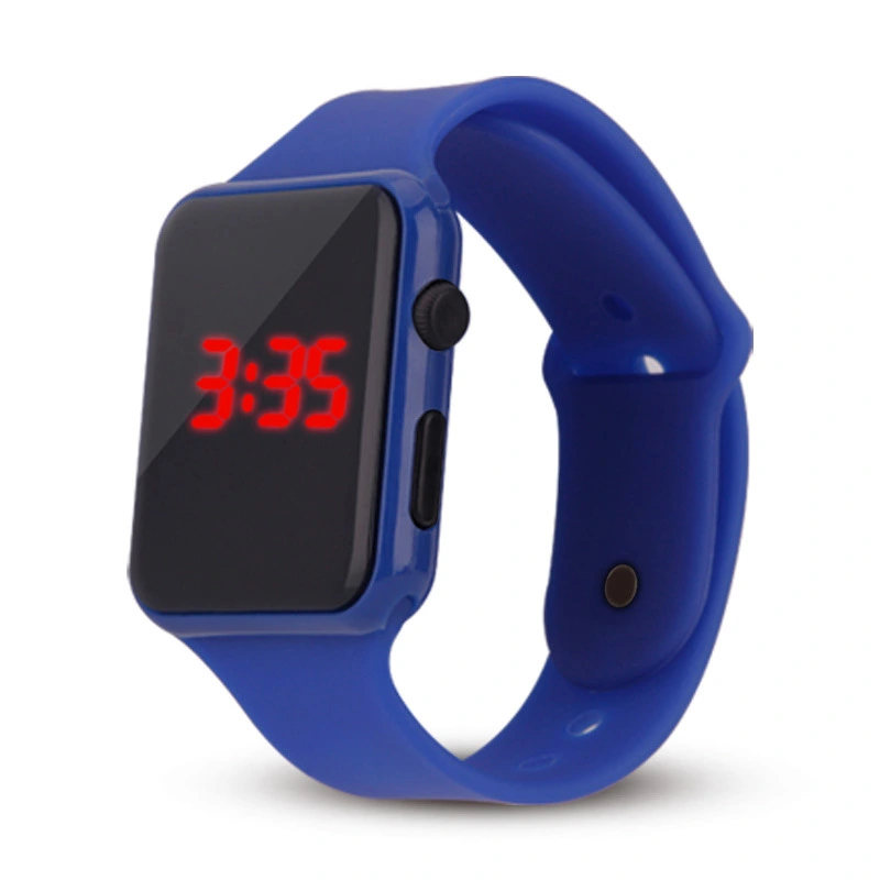 Compatible with Apple , LED kids square watch